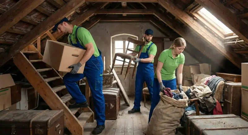 Dachboden Räumung